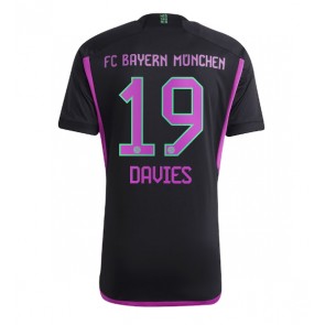 Bayern Munich Alphonso Davies #19 Bortatröja 2023-24 Kortärmad